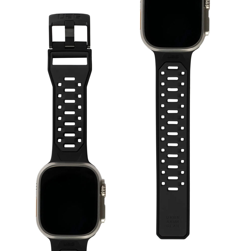 Picture of Apple Watch 49mm	Ultra  | UAG Civilian Silicone Strap for Apple Watch 49mm Ultra (Graphite Black)