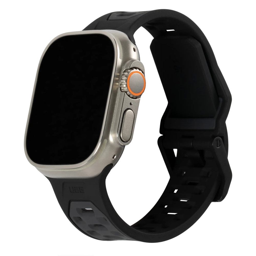 Picture of Apple Watch 49mm	Ultra  | UAG Civilian Silicone Strap for Apple Watch 49mm Ultra (Graphite Black)