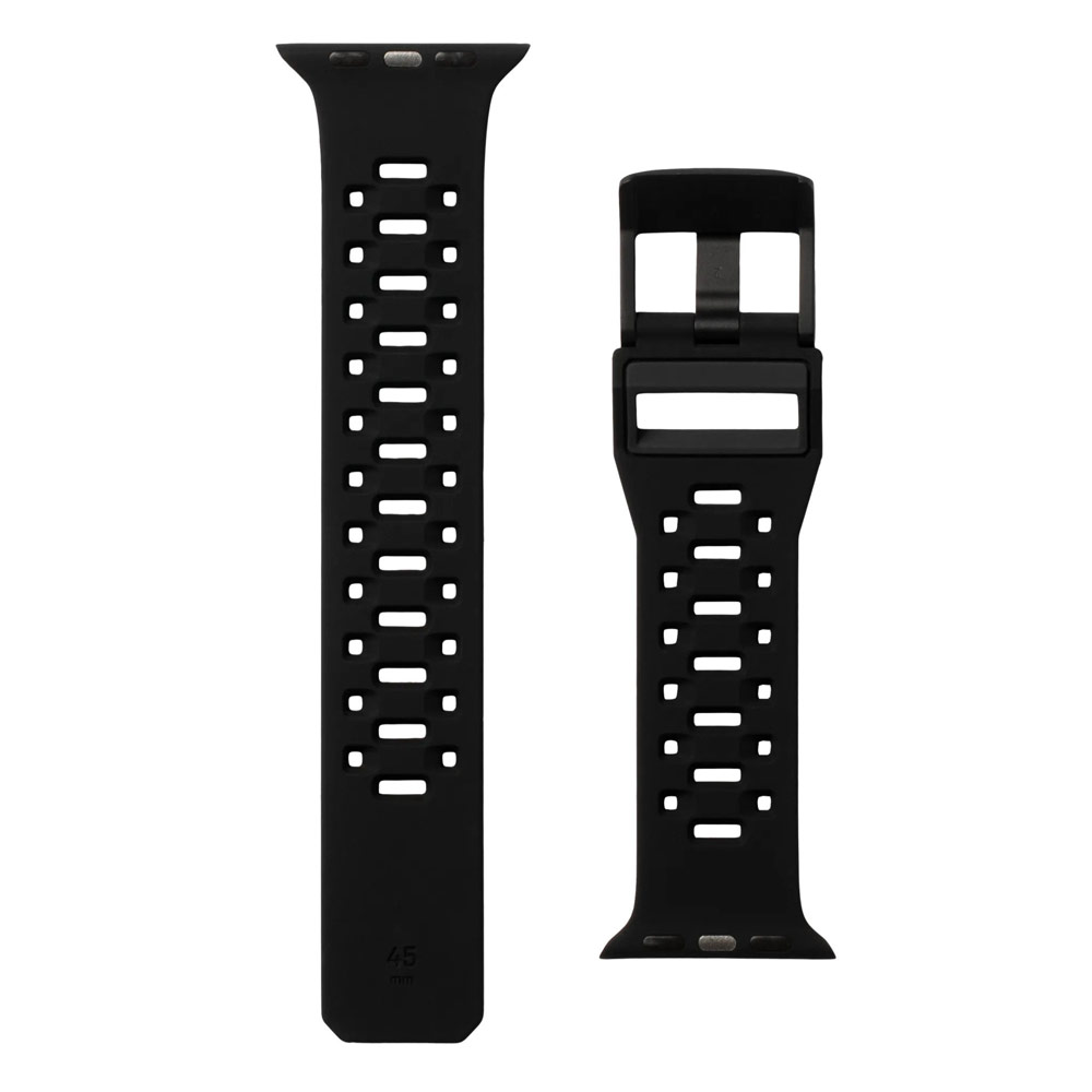 Picture of Apple Watch 49mm	Ultra  | UAG Civilian Silicone Strap for Apple Watch 49mm Ultra (Graphite Black)