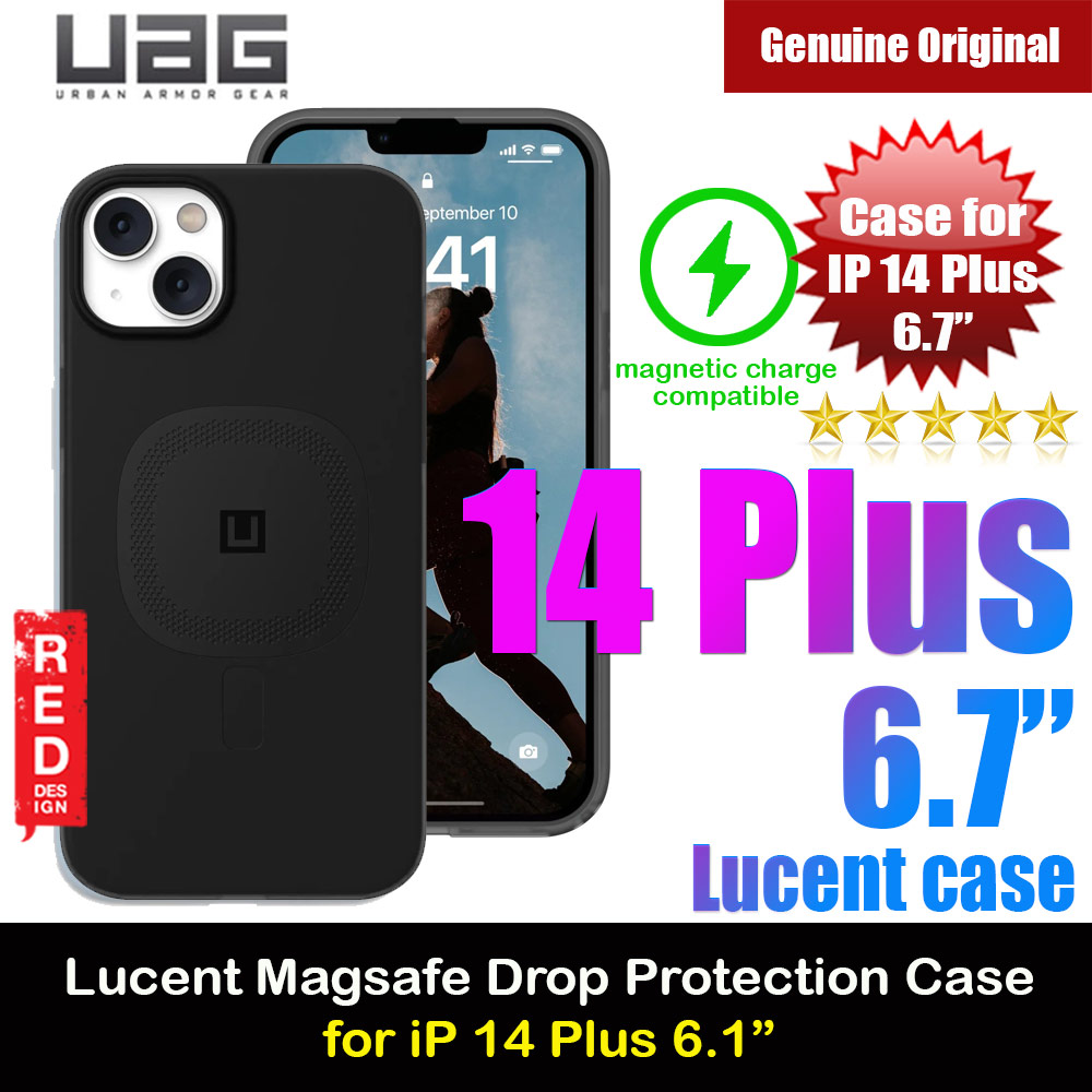 Picture of UAG U Series Lucent 2.0 Lightweight Drop Protection Case with Magsafe Compatible for iPhone 14 Plus 6.7 (Black) Apple iPhone 14 Plus 6.7- Apple iPhone 14 Plus 6.7 Cases, Apple iPhone 14 Plus 6.7 Covers, iPad Cases and a wide selection of Apple iPhone 14 Plus 6.7 Accessories in Malaysia, Sabah, Sarawak and Singapore 