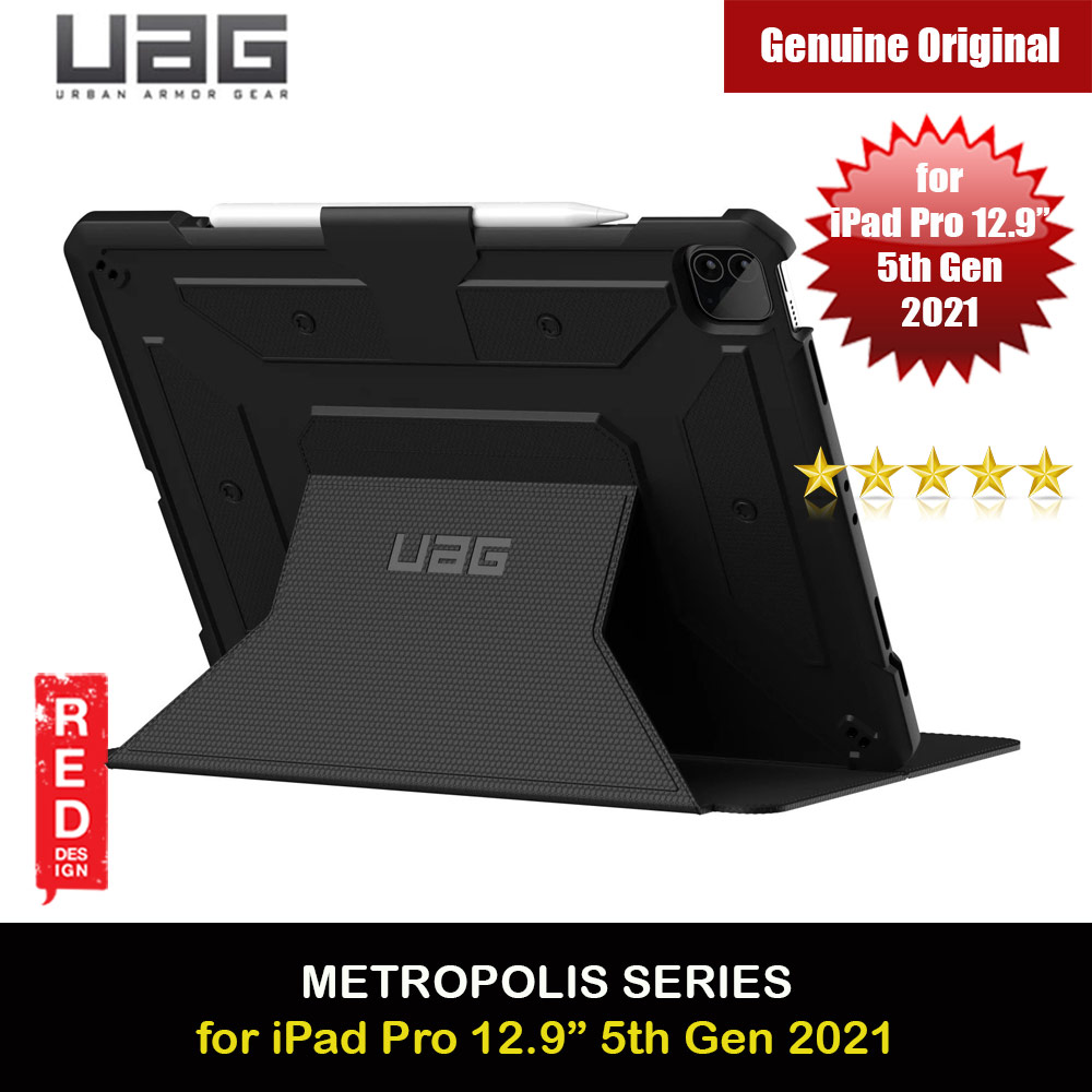 Picture of UAG Metropolis Series Drop Protection Standable Case for Apple iPad Pro 12.9" 5th Gen 2021 Case (Black) Apple iPad Pro 12.9 5th Gen 2021- Apple iPad Pro 12.9 5th Gen 2021 Cases, Apple iPad Pro 12.9 5th Gen 2021 Covers, iPad Cases and a wide selection of Apple iPad Pro 12.9 5th Gen 2021 Accessories in Malaysia, Sabah, Sarawak and Singapore 
