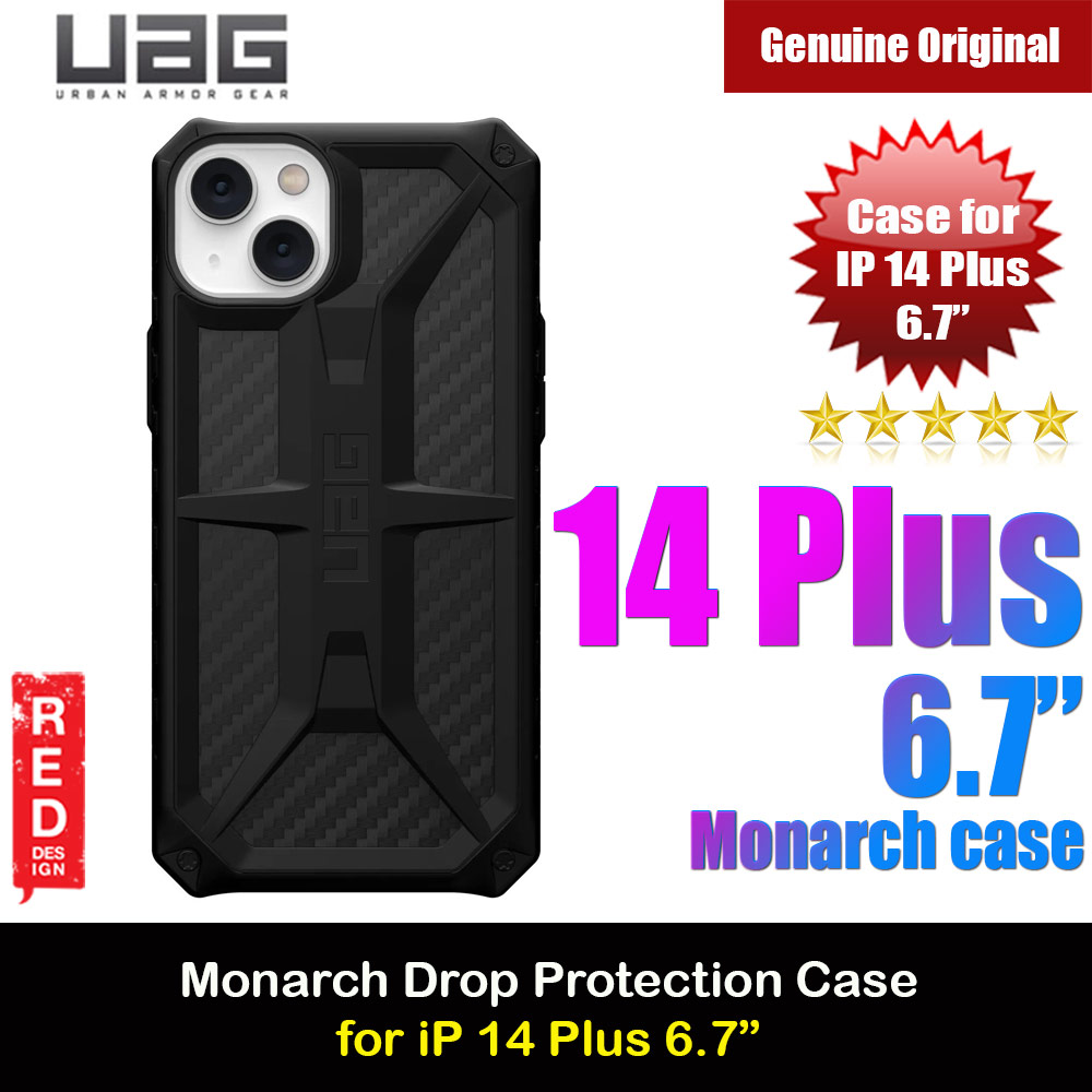 Picture of UAG Monarch Drop Proof Protection Case for iPhone 14 Plus  6.7 (Carbon Fiber) Apple iPhone 14 Plus 6.7- Apple iPhone 14 Plus 6.7 Cases, Apple iPhone 14 Plus 6.7 Covers, iPad Cases and a wide selection of Apple iPhone 14 Plus 6.7 Accessories in Malaysia, Sabah, Sarawak and Singapore 