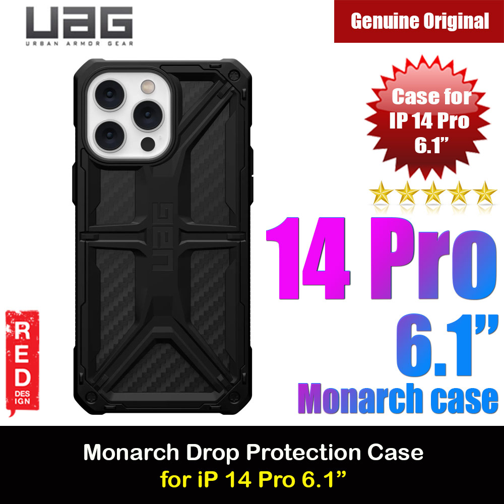Picture of UAG Monarch Drop Proof Protection Case for iPhone 14 Pro 6.1 (Carbon Fiber) Apple iPhone 14 Pro 6.1- Apple iPhone 14 Pro 6.1 Cases, Apple iPhone 14 Pro 6.1 Covers, iPad Cases and a wide selection of Apple iPhone 14 Pro 6.1 Accessories in Malaysia, Sabah, Sarawak and Singapore 