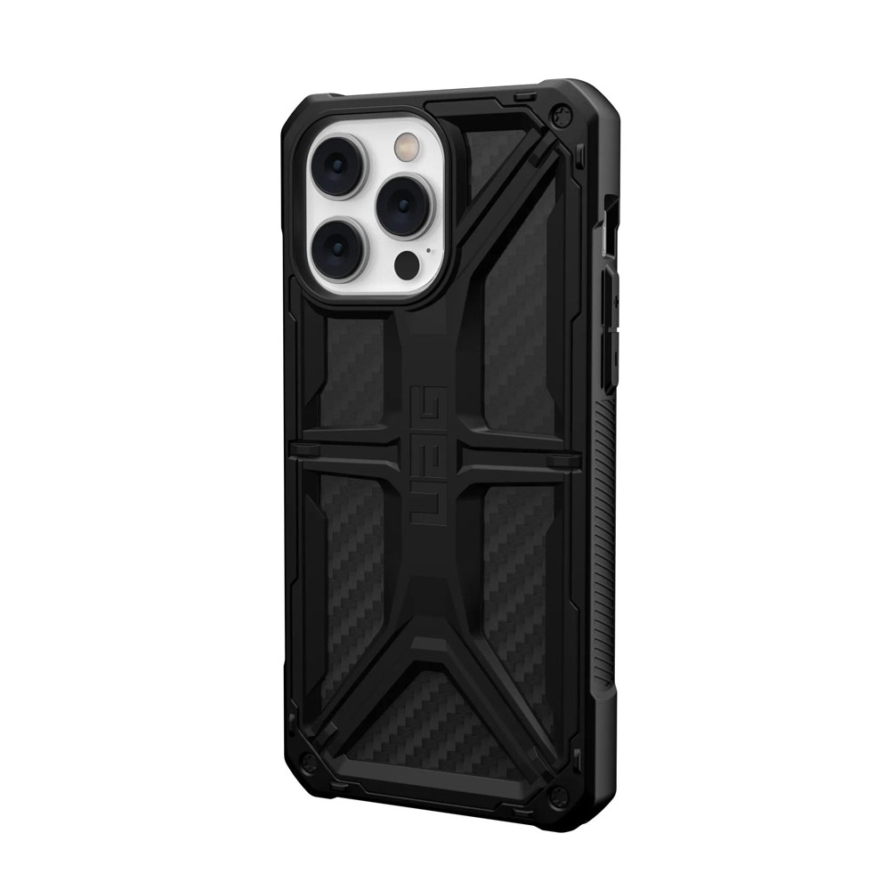 Picture of Apple iPhone 14 Pro Max 6.7 Case | UAG Monarch Drop Proof Protection Case for iPhone 14 Pro Max 6.7 (Carbon Fiber)