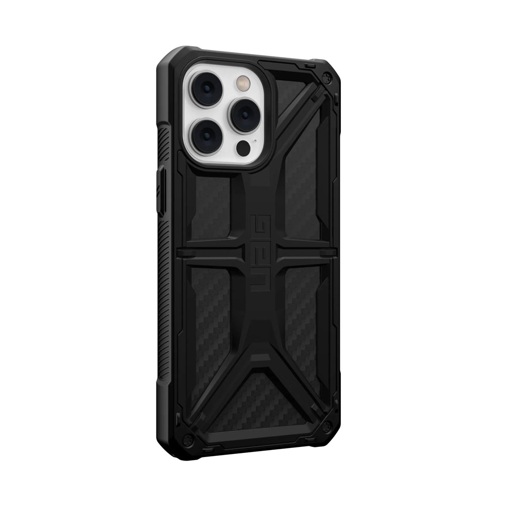 Picture of Apple iPhone 14 Pro Max 6.7 Case | UAG Monarch Drop Proof Protection Case for iPhone 14 Pro Max 6.7 (Carbon Fiber)