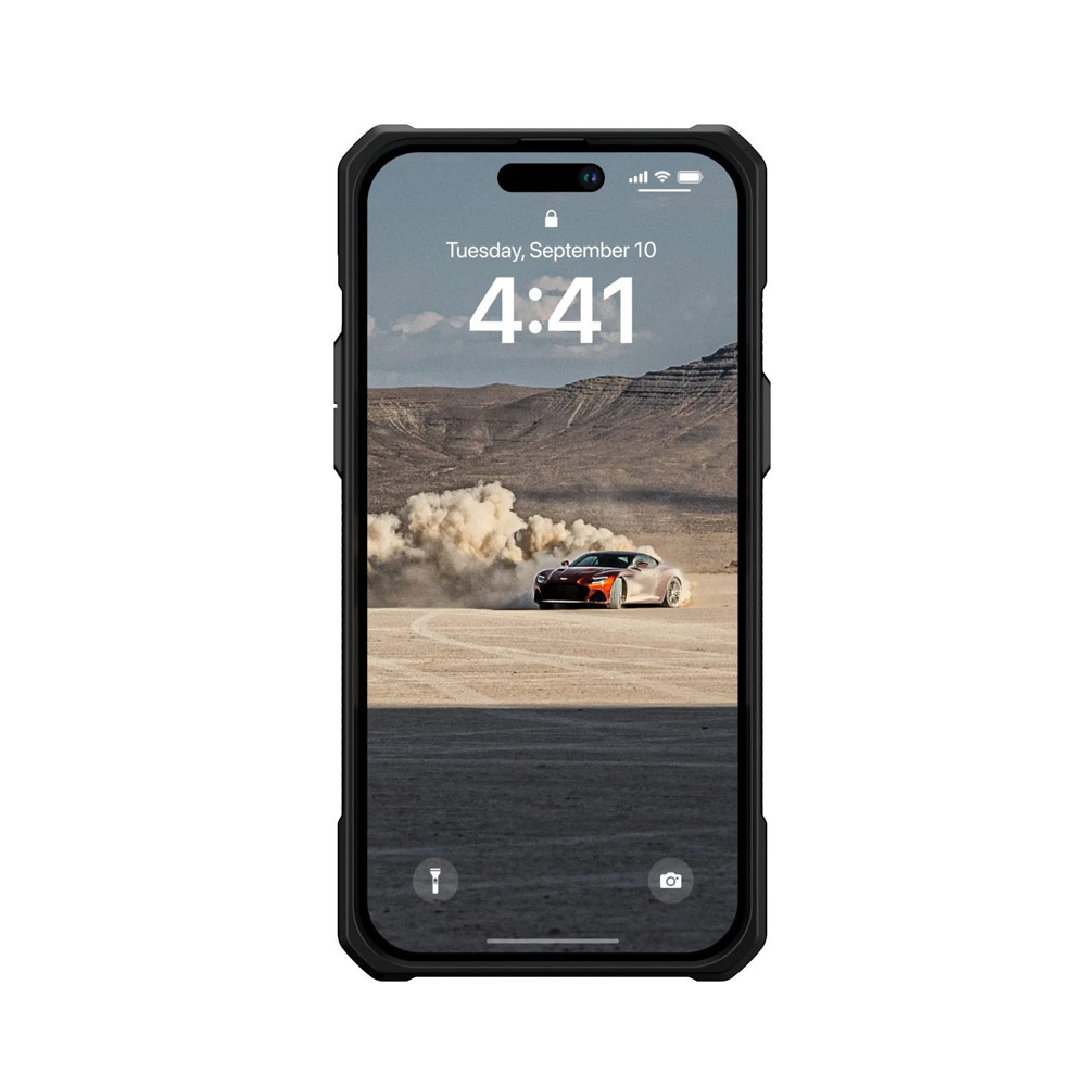 Picture of Apple iPhone 14 Pro Max 6.7 Case | UAG Monarch Drop Proof Protection Case for iPhone 14 Pro Max 6.7 (Carbon Fiber)