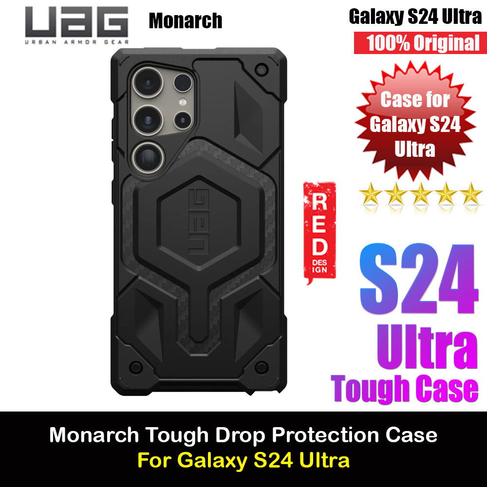 Picture of UAG Monarch Drop Proof Case for Galaxy S24 Ultra (Carbon Fiber) Samsung Galaxy S24 Ultra- Samsung Galaxy S24 Ultra Cases, Samsung Galaxy S24 Ultra Covers, iPad Cases and a wide selection of Samsung Galaxy S24 Ultra Accessories in Malaysia, Sabah, Sarawak and Singapore 