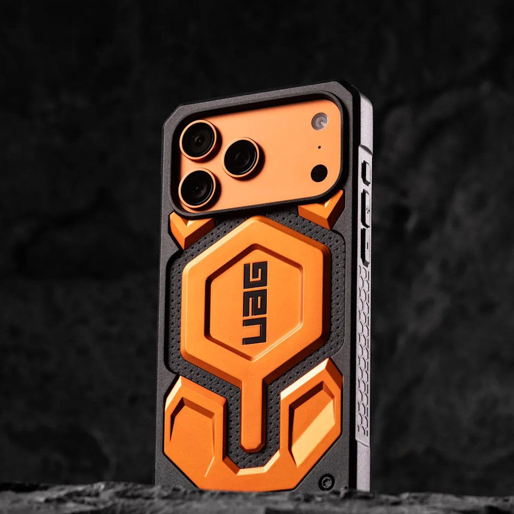 Picture of Apple iPhone 17 Pro 6.3 Case | UAG Monarch Pro Magsafe Compatible Drop Proof Case for iPhone 17 Pro 6.3 (Orange)