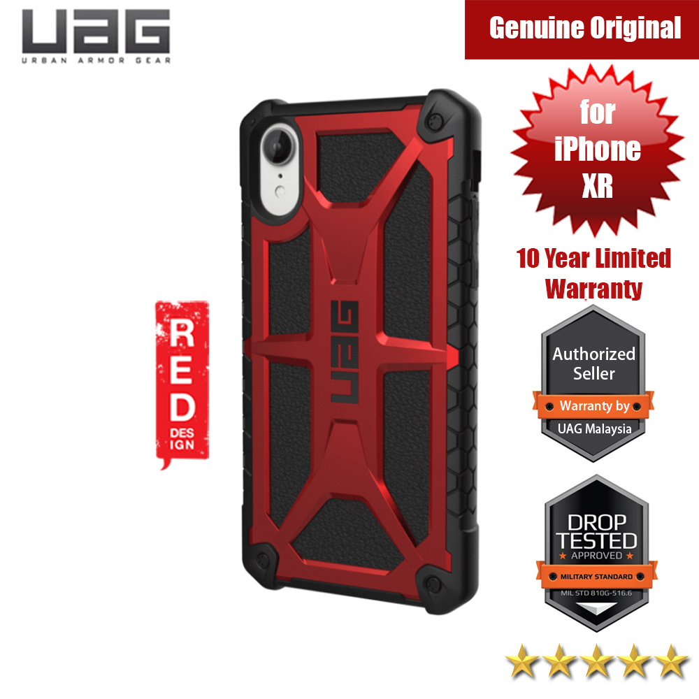 Picture of UAG Monarch Series Protection Case for Apple iPhone XR (Crimson Red) Apple iPhone XR- Apple iPhone XR Cases, Apple iPhone XR Covers, iPad Cases and a wide selection of Apple iPhone XR Accessories in Malaysia, Sabah, Sarawak and Singapore 