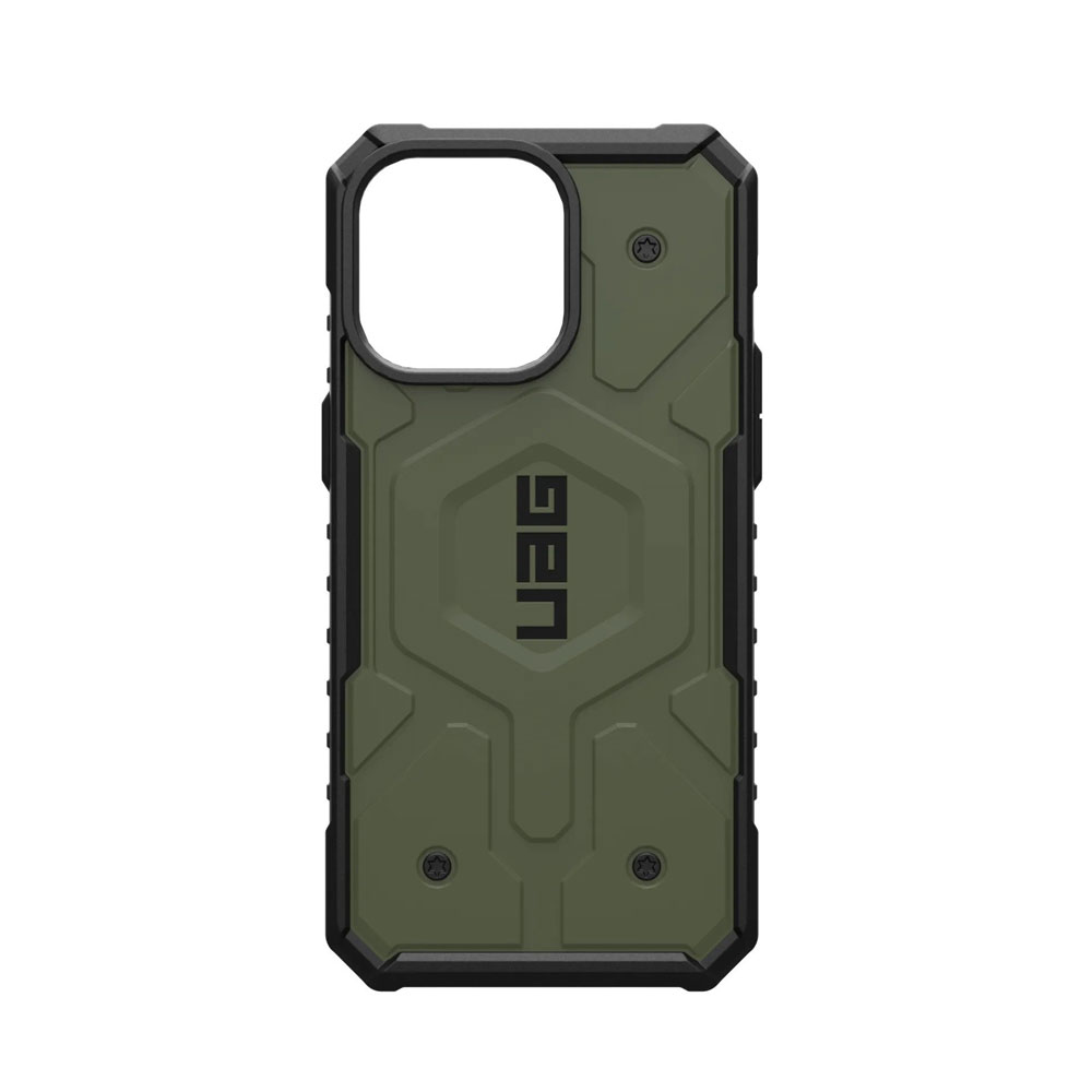 Picture of Apple iPhone 15 Pro Max 6.7 Case | UAG Pathfinder Magsafe Compatible Drop Proof Case for iPhone 15 Pro Max 6.7 (Olive Drab)