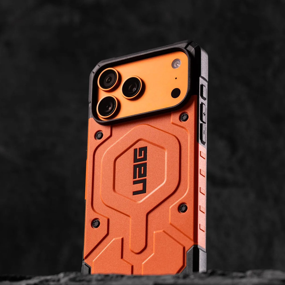 Picture of Apple iPhone 17 Pro 6.3 Case | UAG Pathfinder Magsafe Compatible Drop Proof Case for iPhone 17 Pro 6.3 (Orange)