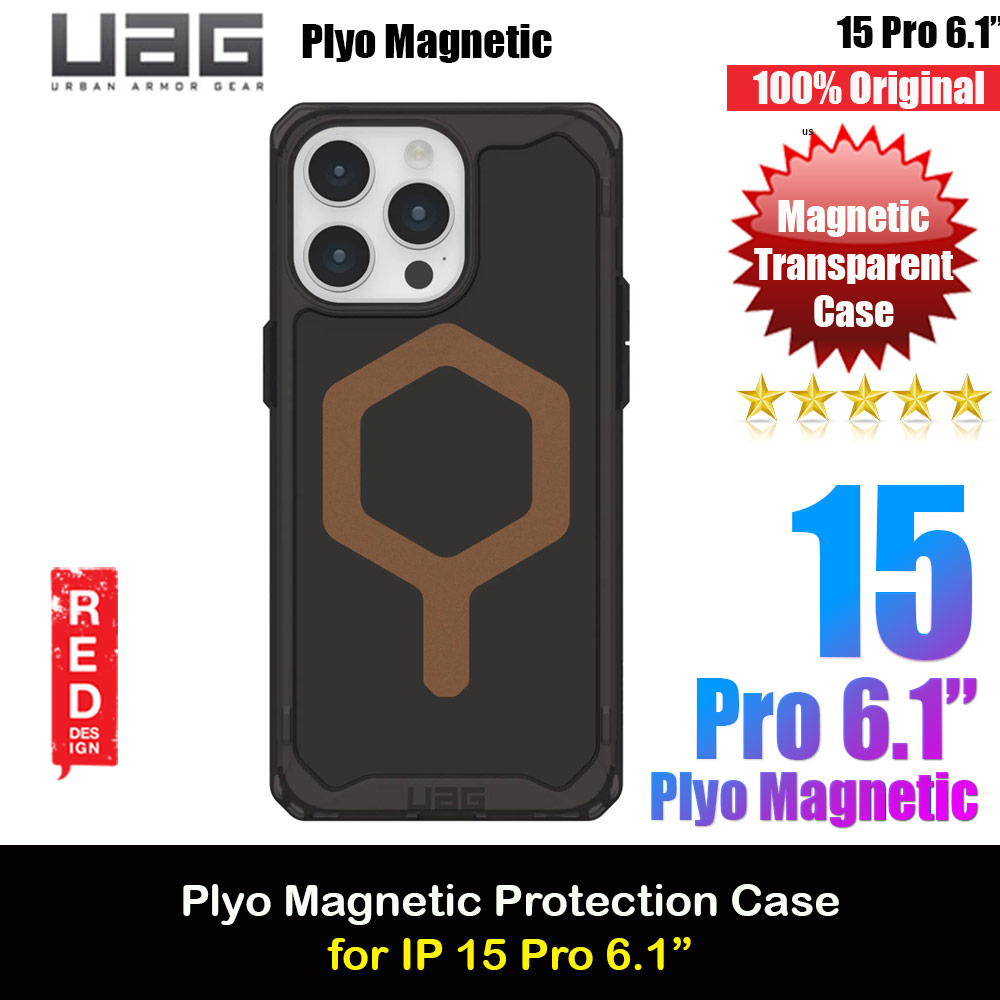 Picture of UAG Plyo Magsafe Compatible Drop Proof Shock Impact Resistant Transparent Clear Case for iPhone 15 Pro 6.1 (Black Bronze) Apple iPhone 15 Pro 6.1- Apple iPhone 15 Pro 6.1 Cases, Apple iPhone 15 Pro 6.1 Covers, iPad Cases and a wide selection of Apple iPhone 15 Pro 6.1 Accessories in Malaysia, Sabah, Sarawak and Singapore 