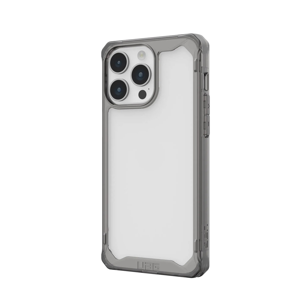 Picture of Apple iPhone 15 Pro 6.1 Case | UAG Plyo Drop Proof Shock Impact Resistant Transparent Clear Case for iPhone 15 Pro 6.1 (Ash)