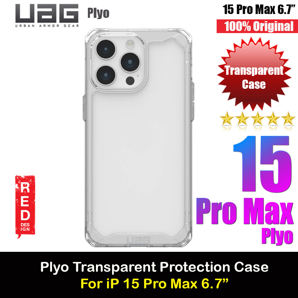 Picture of UAG Plyo Drop Proof Shock Impact Resistant Transparent Clear Case for iPhone 15 Pro Max 6.7 (Ice) Apple iPhone 15 Pro Max 6.7- Apple iPhone 15 Pro Max 6.7 Cases, Apple iPhone 15 Pro Max 6.7 Covers, iPad Cases and a wide selection of Apple iPhone 15 Pro Max 6.7 Accessories in Malaysia, Sabah, Sarawak and Singapore 