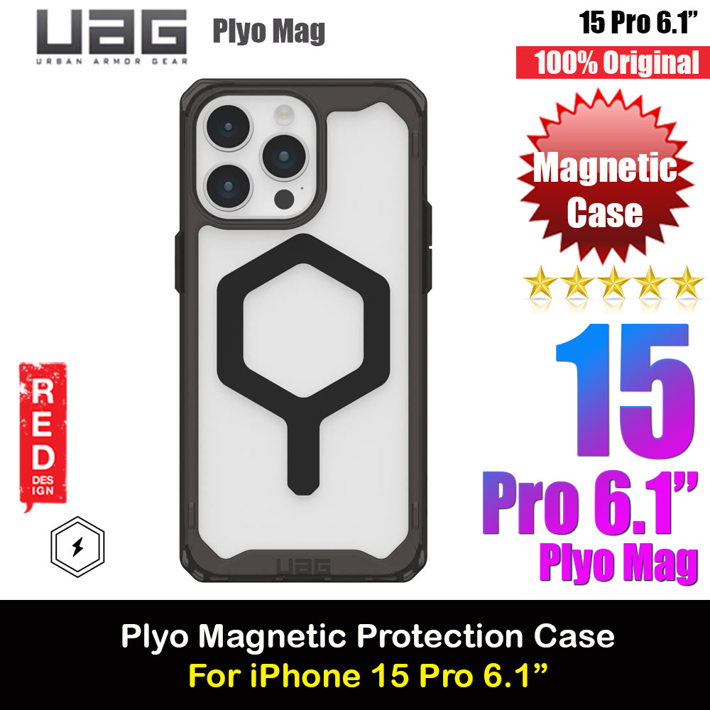 Picture of UAG Plyo Magsafe Compatible Drop Proof Shock Impact Resistant Transparent Clear Case for iPhone 15 Pro 6.1 (Black Black) Apple iPhone 15 Pro 6.1- Apple iPhone 15 Pro 6.1 Cases, Apple iPhone 15 Pro 6.1 Covers, iPad Cases and a wide selection of Apple iPhone 15 Pro 6.1 Accessories in Malaysia, Sabah, Sarawak and Singapore 