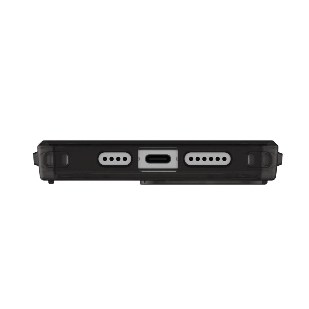 Picture of Apple iPhone 15 Pro 6.1 Case | UAG Plyo Magsafe Compatible Drop Proof Shock Impact Resistant Transparent Clear Case for iPhone 15 Pro 6.1 (Black Black)