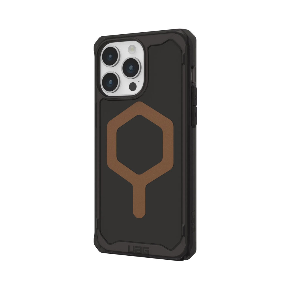 Picture of Apple iPhone 15 Pro Max 6.7 Case | UAG Plyo Magsafe Compatible Drop Proof Shock Impact Resistant Transparent Clear Case for iPhone 15 Pro Max 6.7 (Black Bronze)