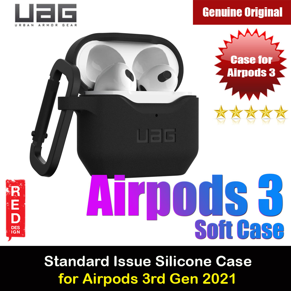 Picture of UAG Standard Issue Silicone_001 Case for Apple Airpods 3rd Gen 2021 (Black) Apple Airpods 3- Apple Airpods 3 Cases, Apple Airpods 3 Covers, iPad Cases and a wide selection of Apple Airpods 3 Accessories in Malaysia, Sabah, Sarawak and Singapore 