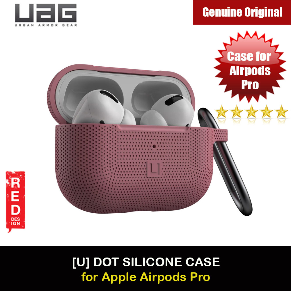 Picture of UAG [U] Dot Silicone Airpdds Pro Case with Detachable Carabiner for Airpods Pro Airpod Pro (Dusty Rose) Apple Airpods Pro- Apple Airpods Pro Cases, Apple Airpods Pro Covers, iPad Cases and a wide selection of Apple Airpods Pro Accessories in Malaysia, Sabah, Sarawak and Singapore 