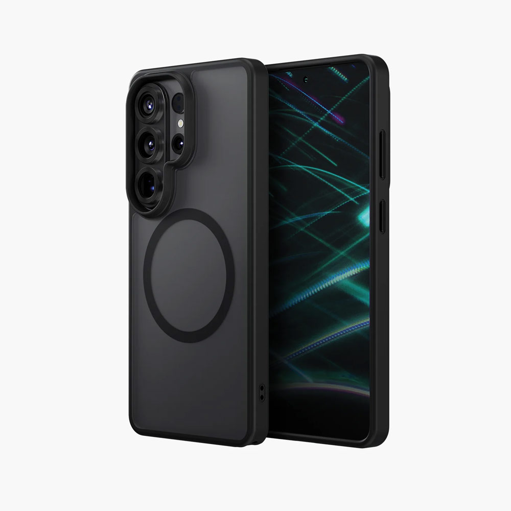 Picture of Samsung Galaxy S26 Ultra Case | Uniq Hybrid Veren with MagClick Charging Matte Frosted Case for Samsung Galaxy S26 Ultra (Smoky Frost)