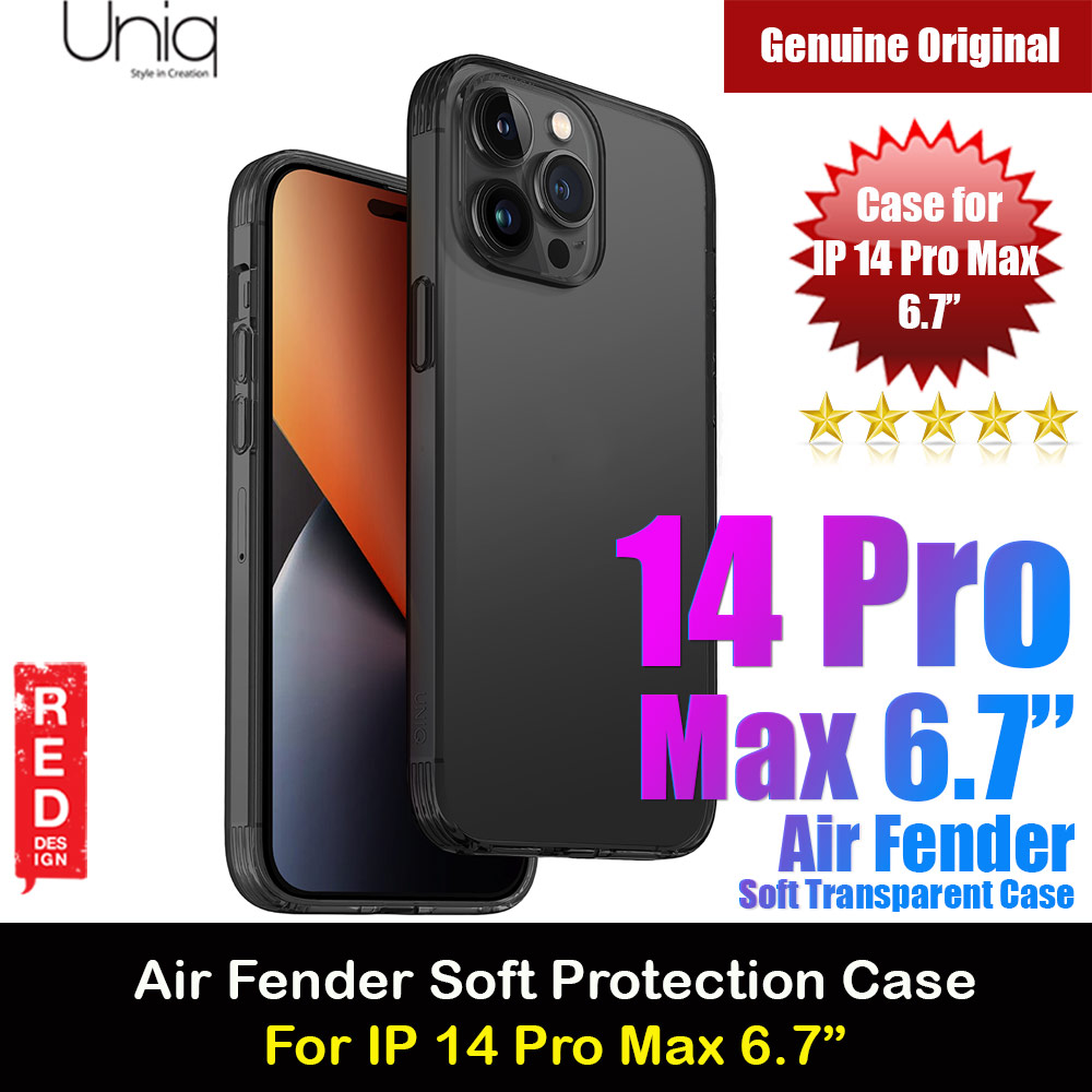 Picture of Uniq Air Fender Slim Ultra Light Flex Soft Drop Protection Case for iPhone 14 Pro Max 6.7 (Grey Tinted) Apple iPhone 14 Pro Max 6.7- Apple iPhone 14 Pro Max 6.7 Cases, Apple iPhone 14 Pro Max 6.7 Covers, iPad Cases and a wide selection of Apple iPhone 14 Pro Max 6.7 Accessories in Malaysia, Sabah, Sarawak and Singapore 