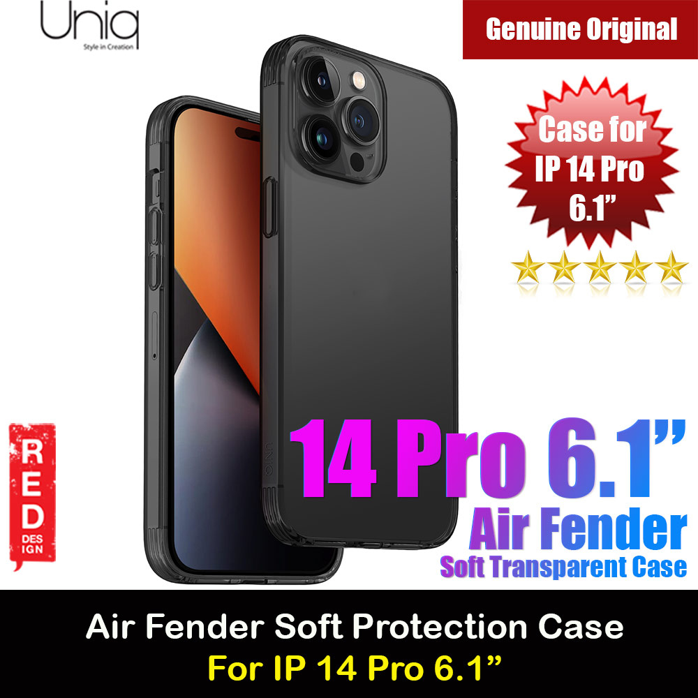 Picture of Uniq Air Fender Slim Ultra Light Flex Soft Drop Protection Case for iPhone 14 Pro 6.1 (Grey Tinted) Apple iPhone 14 Pro 6.1- Apple iPhone 14 Pro 6.1 Cases, Apple iPhone 14 Pro 6.1 Covers, iPad Cases and a wide selection of Apple iPhone 14 Pro 6.1 Accessories in Malaysia, Sabah, Sarawak and Singapore 