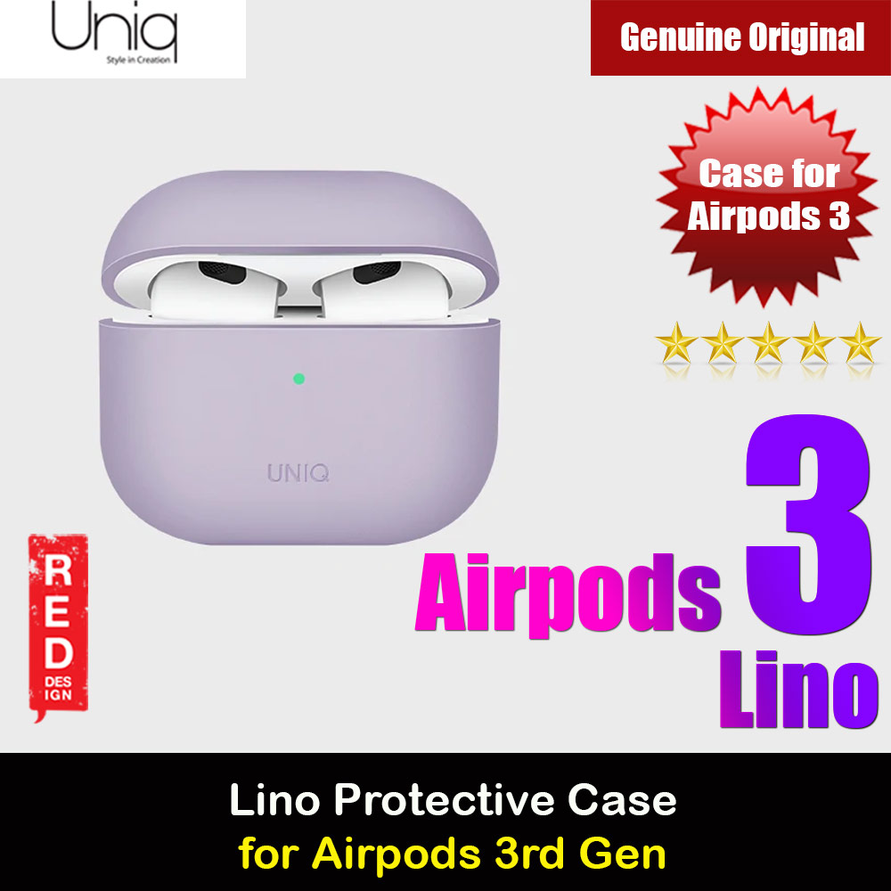 Picture of Uniq Lino Airpods 3 Snap Case High Quality Liquid Silicone Case for Airpods 3 Airpods 3rd Gen (Lavender) Apple Airpods 3- Apple Airpods 3 Cases, Apple Airpods 3 Covers, iPad Cases and a wide selection of Apple Airpods 3 Accessories in Malaysia, Sabah, Sarawak and Singapore 
