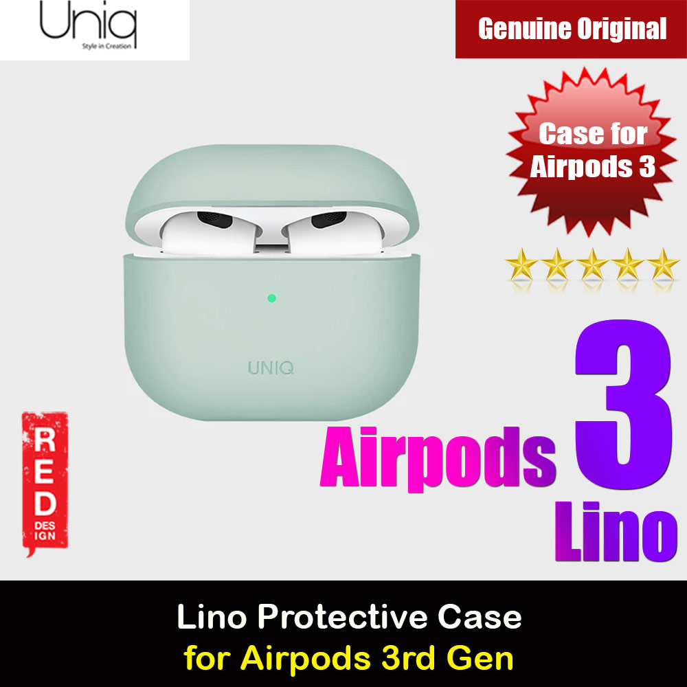 Picture of Uniq Lino Airpods 3 Snap Case High Quality Liquid Silicone Case for Airpods 3 Airpods 3rd Gen (Green) Apple Airpods 3- Apple Airpods 3 Cases, Apple Airpods 3 Covers, iPad Cases and a wide selection of Apple Airpods 3 Accessories in Malaysia, Sabah, Sarawak and Singapore 