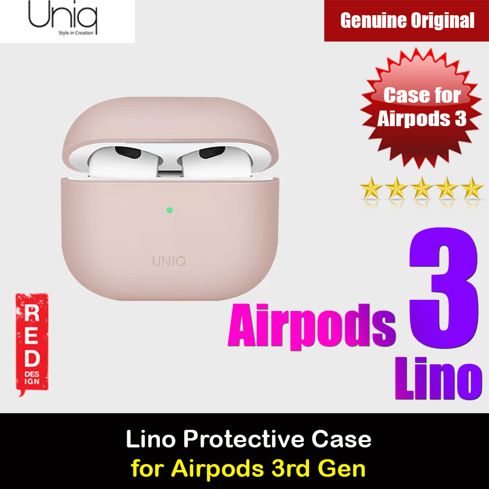Picture of Uniq Lino Airpods 3 Snap Case High Quality Liquid Silicone Case for Airpods 3 Airpods 3rd Gen (Pink) Apple Airpods 3- Apple Airpods 3 Cases, Apple Airpods 3 Covers, iPad Cases and a wide selection of Apple Airpods 3 Accessories in Malaysia, Sabah, Sarawak and Singapore 