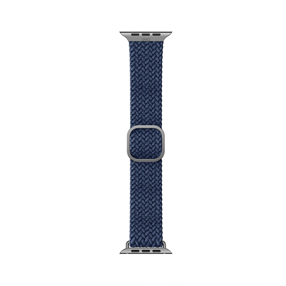 Picture of Apple Watch 38mm  | Uniq Aspen Woven Soft Breathable Comfort Strap for Apple Watch 40mm 38mm Series 1 2 3 4 5 6 SE Nike (Blue)