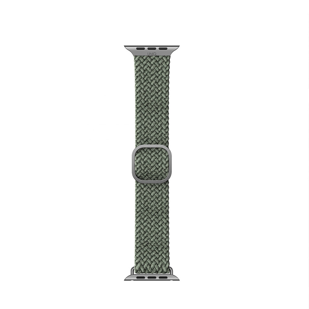 Picture of Apple Watch 42mm  | Uniq Aspen Woven Soft Breathable Comfort Strap for Apple Watch 42mm 44mm Series 1 2 3 4 5 6 SE Nike (Green)