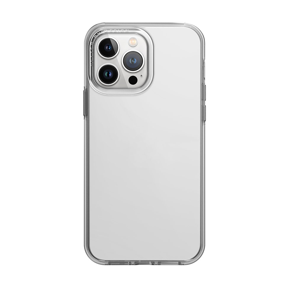 Picture of Apple iPhone 14 Pro Max 6.7 Case | Uniq Clarion Hybrid Dual Defense Ultra Tough Drop Protection Case for iPhone 14 Pro Max 6.7 (Clear Lucent)