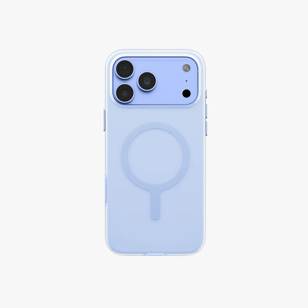 Picture of Apple iPhone 18 Pro Max Case | Uniq Clario MagClick Eco-Friendly Drop Protection Case with Camera Control Button for iPhone 18 Pro Max 6.9 - Cool Blue