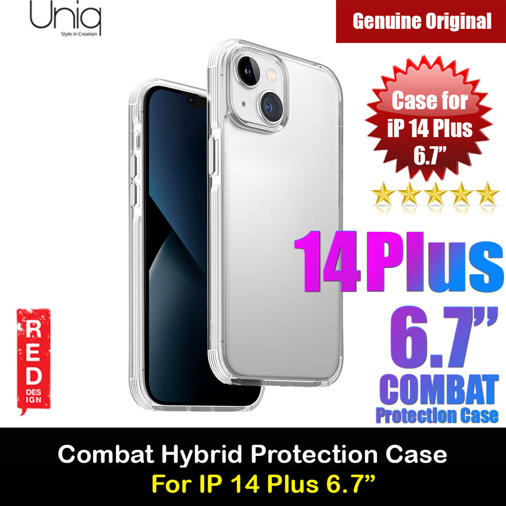 Picture of Uniq Combat Hybrid Ultra Tough Drop Protection Case for iPhone 14 Plus 6.7 (Blanc White) Apple iPhone 14 Plus 6.7- Apple iPhone 14 Plus 6.7 Cases, Apple iPhone 14 Plus 6.7 Covers, iPad Cases and a wide selection of Apple iPhone 14 Plus 6.7 Accessories in Malaysia, Sabah, Sarawak and Singapore 