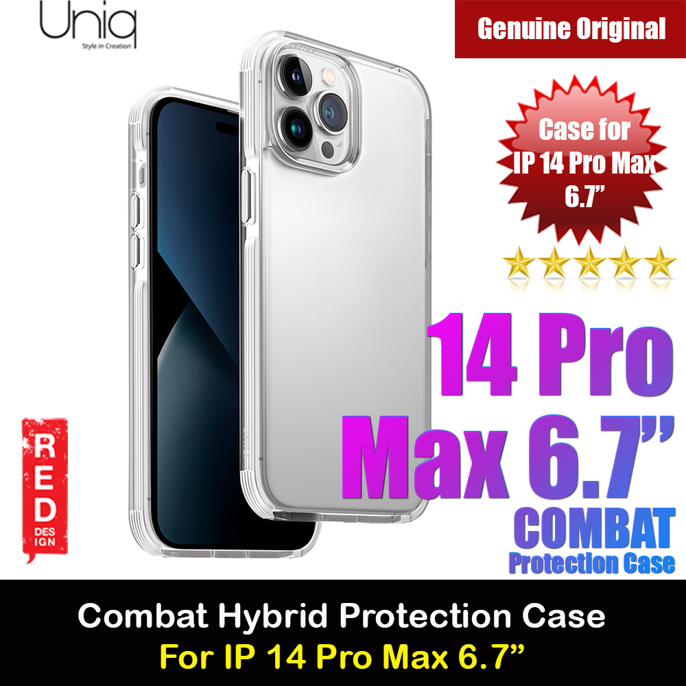 Picture of Uniq Combat Hybrid Ultra Tough Drop Protection Case for iPhone 14 Pro Max 6.7 (Blanc White) Apple iPhone 14 Pro Max 6.7- Apple iPhone 14 Pro Max 6.7 Cases, Apple iPhone 14 Pro Max 6.7 Covers, iPad Cases and a wide selection of Apple iPhone 14 Pro Max 6.7 Accessories in Malaysia, Sabah, Sarawak and Singapore 