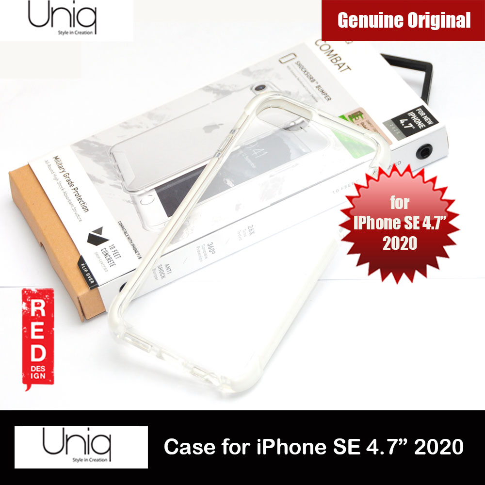 Picture of Uniq Combat Extreme Reinforced Corner Defense Protection Hybrid Case for Apple iPhone SE 4.7 2020 (White) Apple iPhone SE 2020- Apple iPhone SE 2020 Cases, Apple iPhone SE 2020 Covers, iPad Cases and a wide selection of Apple iPhone SE 2020 Accessories in Malaysia, Sabah, Sarawak and Singapore 