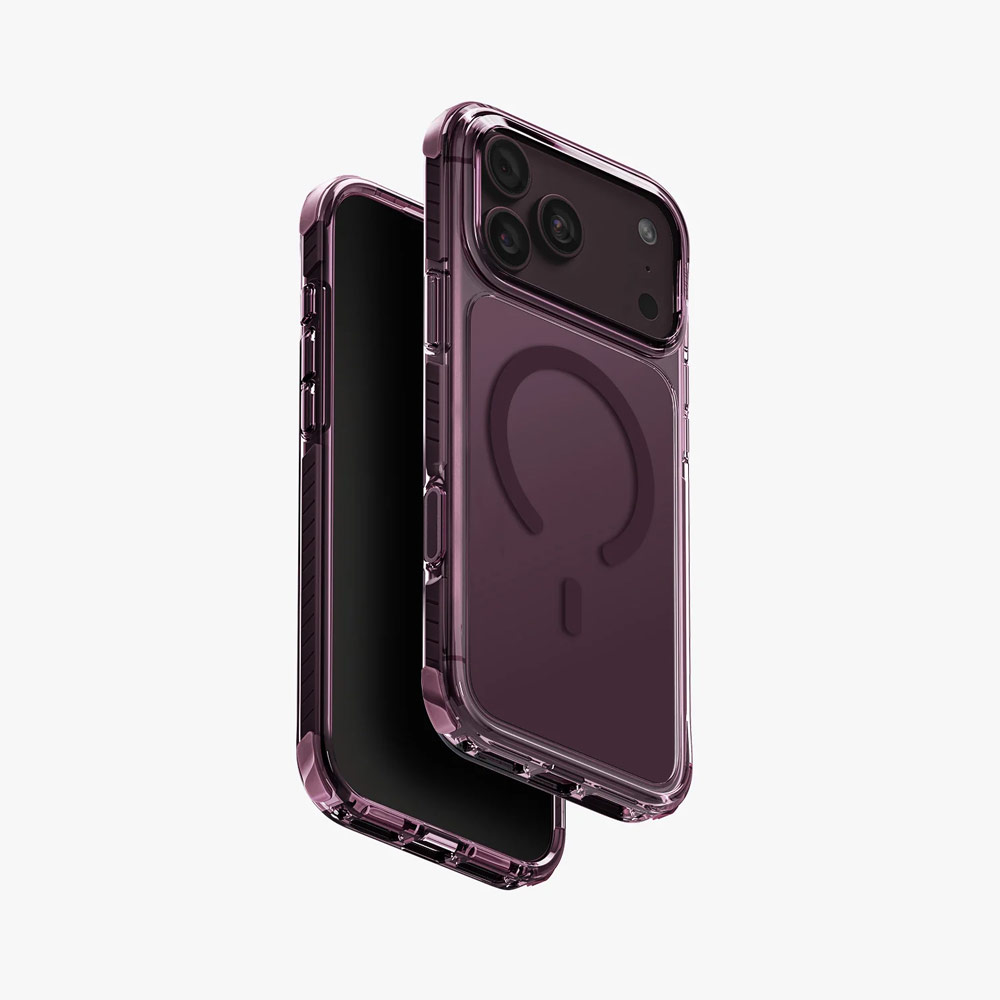 Picture of Apple iPhone 18 Pro Case | Uniq Clario MagClick Eco-Friendly Drop Protection Case with Camera Control Button for iPhone 18 Pro 6.3 - Fig Purple