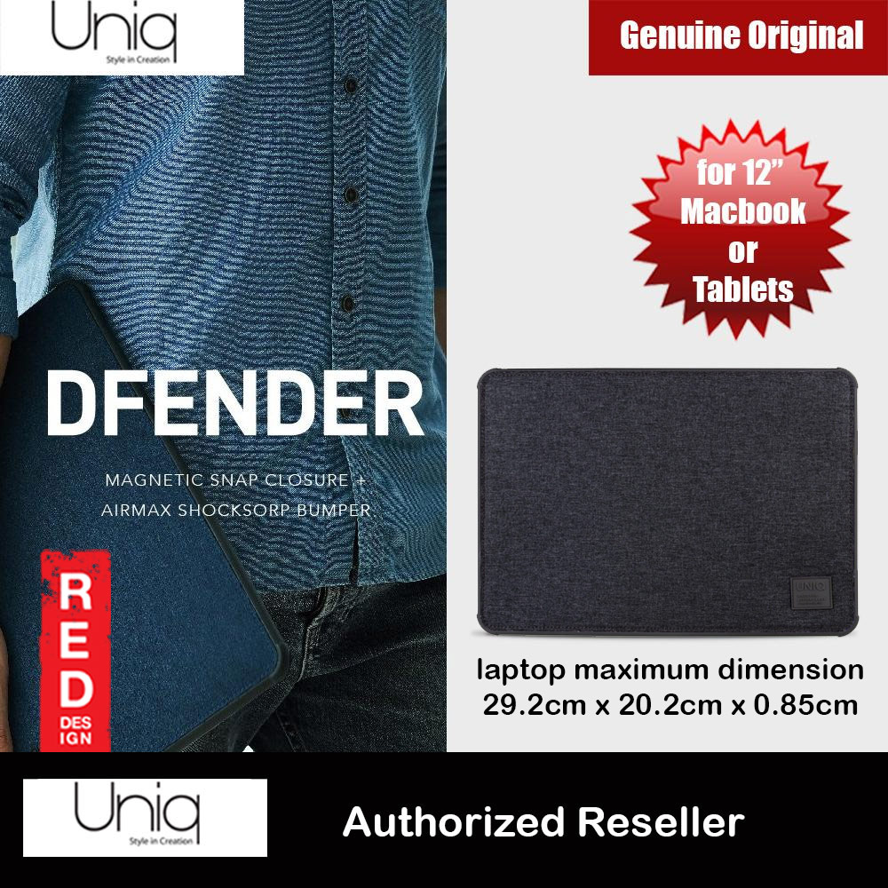 Picture of Uniq Dfender Bumper Case for Apple Macbook or Tablets  up to 12 inches (Black) Apple iPad 9.7 2017- Apple iPad 9.7 2017 Cases, Apple iPad 9.7 2017 Covers, iPad Cases and a wide selection of Apple iPad 9.7 2017 Accessories in Malaysia, Sabah, Sarawak and Singapore 