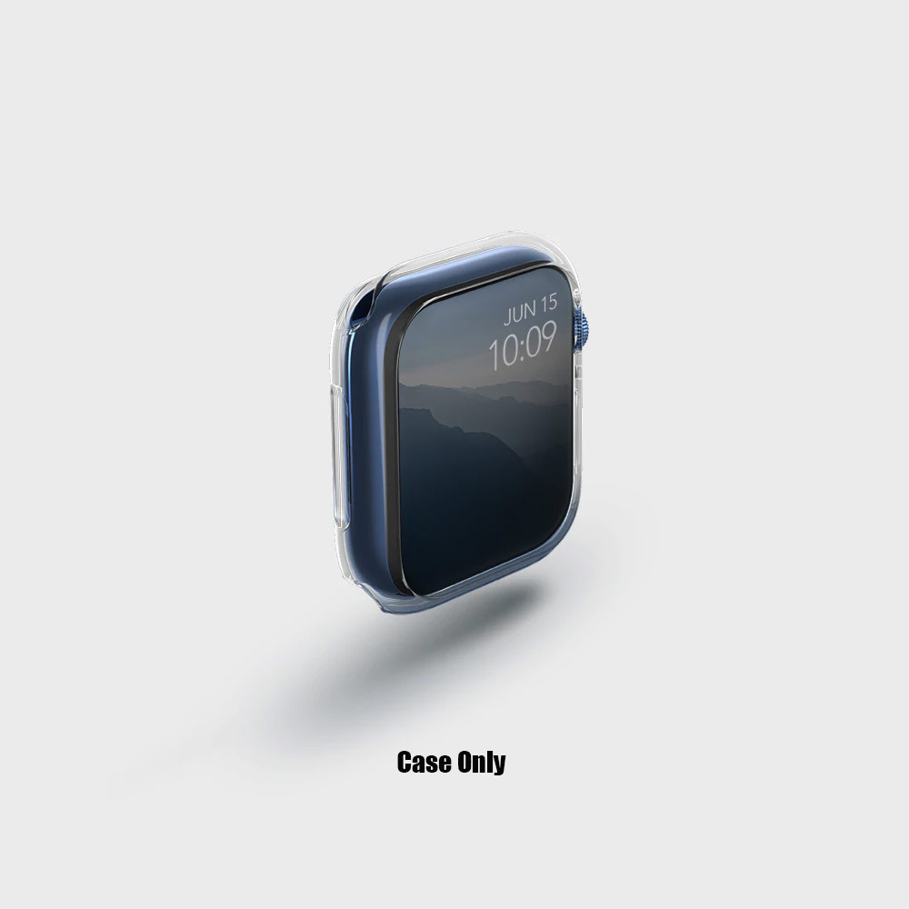 Picture of Apple Watch 45mm Case | Uniq Glase TPU Slim cover case for Apple Watch 45mm Series 7 Case (Dual Color Pack )
