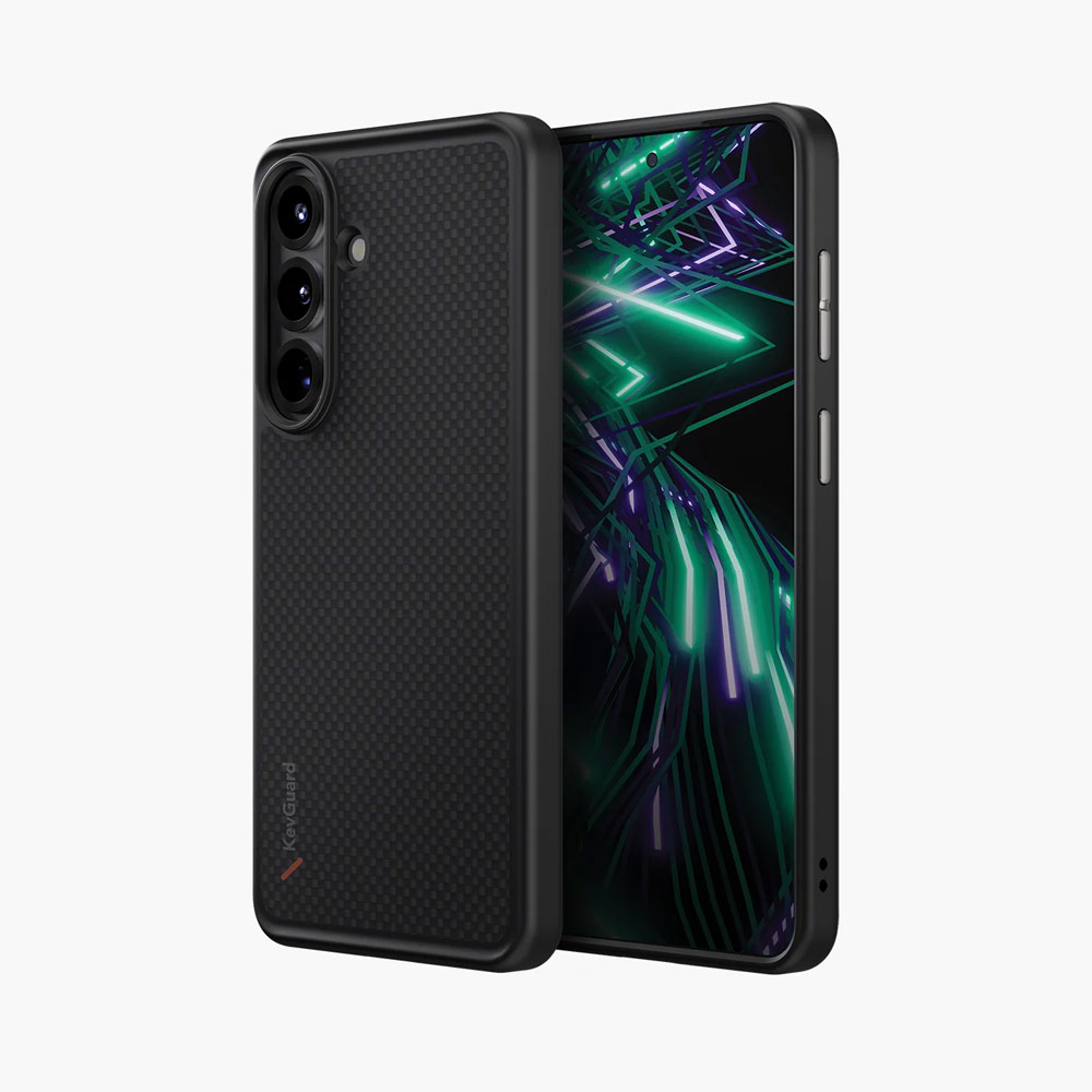 Picture of Samsung Galaxy S26 Plus Case | Uniq Hybrid Keva with MagClick Charging Aramid Fiber Tough Case for Samsung Galaxy S26 Plus (Carbon Black)