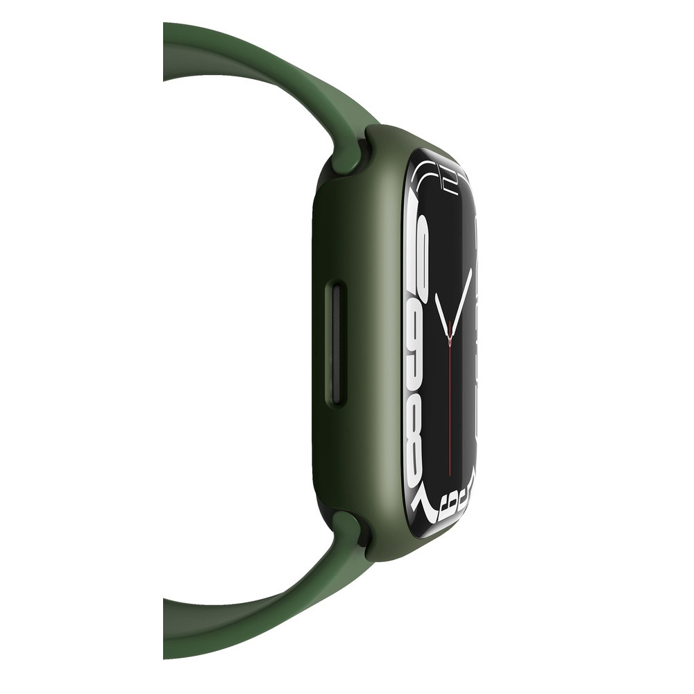 Picture of Apple Watch 45mm Case | Uniq Legion Hybrid Series Case with High Sensitivity Touch 9H Tempered Glass for Apple Watch 45mm (Green)