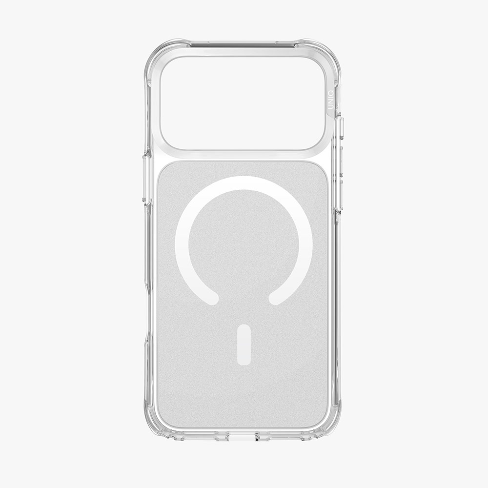 Picture of Apple iPhone 17 Pro 6.3 Case | Uniq LifePro Xtreme Hybrid Magclick Slim Thin Anti Finger Print Transparent Drop Protection Case for iPhone 17 Pro 6.3 (Frosted Clear)