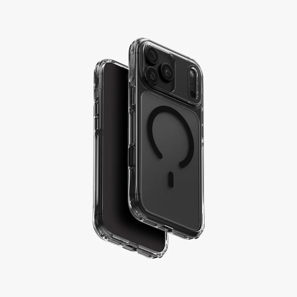 Picture of Apple iPhone 18 Pro Max Case | Uniq LifePro Xtreme Clear MagClick Case with Camera Control Button for iPhone 18 Pro Max 6.9 - Tint Smoke
