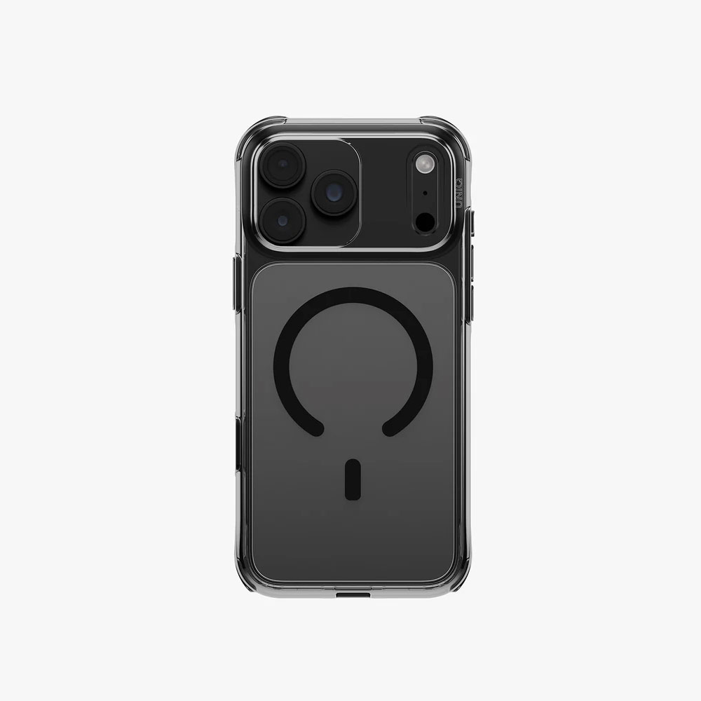 Picture of Apple iPhone 18 Pro Max Case | Uniq LifePro Xtreme Clear MagClick Case with Camera Control Button for iPhone 18 Pro Max 6.9 - Tint Smoke