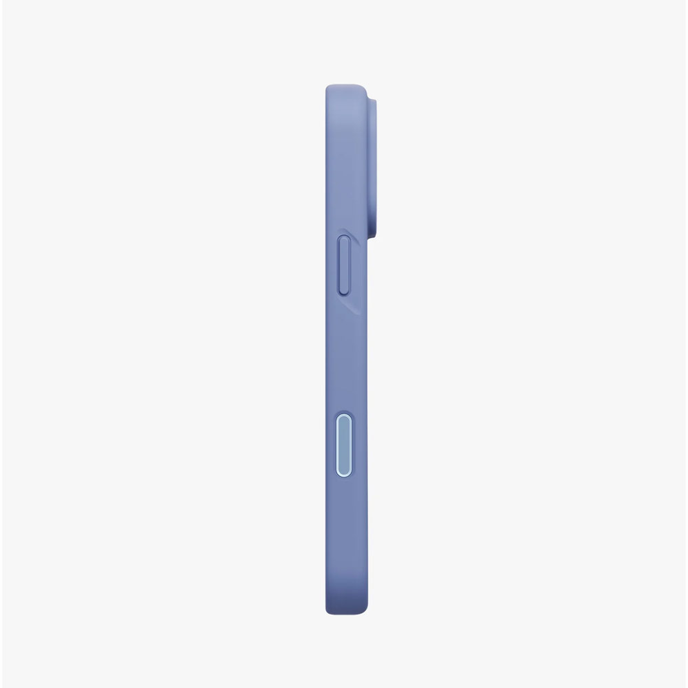 Picture of Apple iPhone 18 Pro Max Case | Uniq Lino Hybrid Silicone Lightweight Magnetic Protection Case with Camera Control Button for iPhone 18 Pro Max  - Pebble Blue