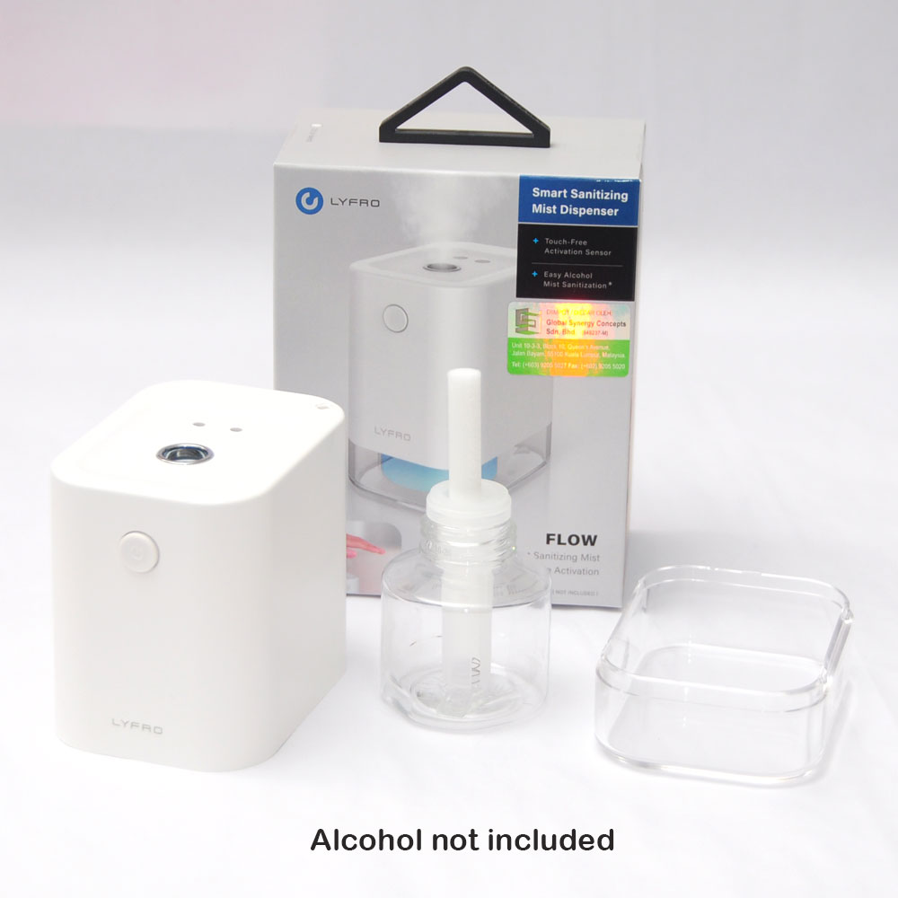 Picture of Uniq LYFRO Flow Smart Touch Free Sensor Sanitizing Mist Dispenser