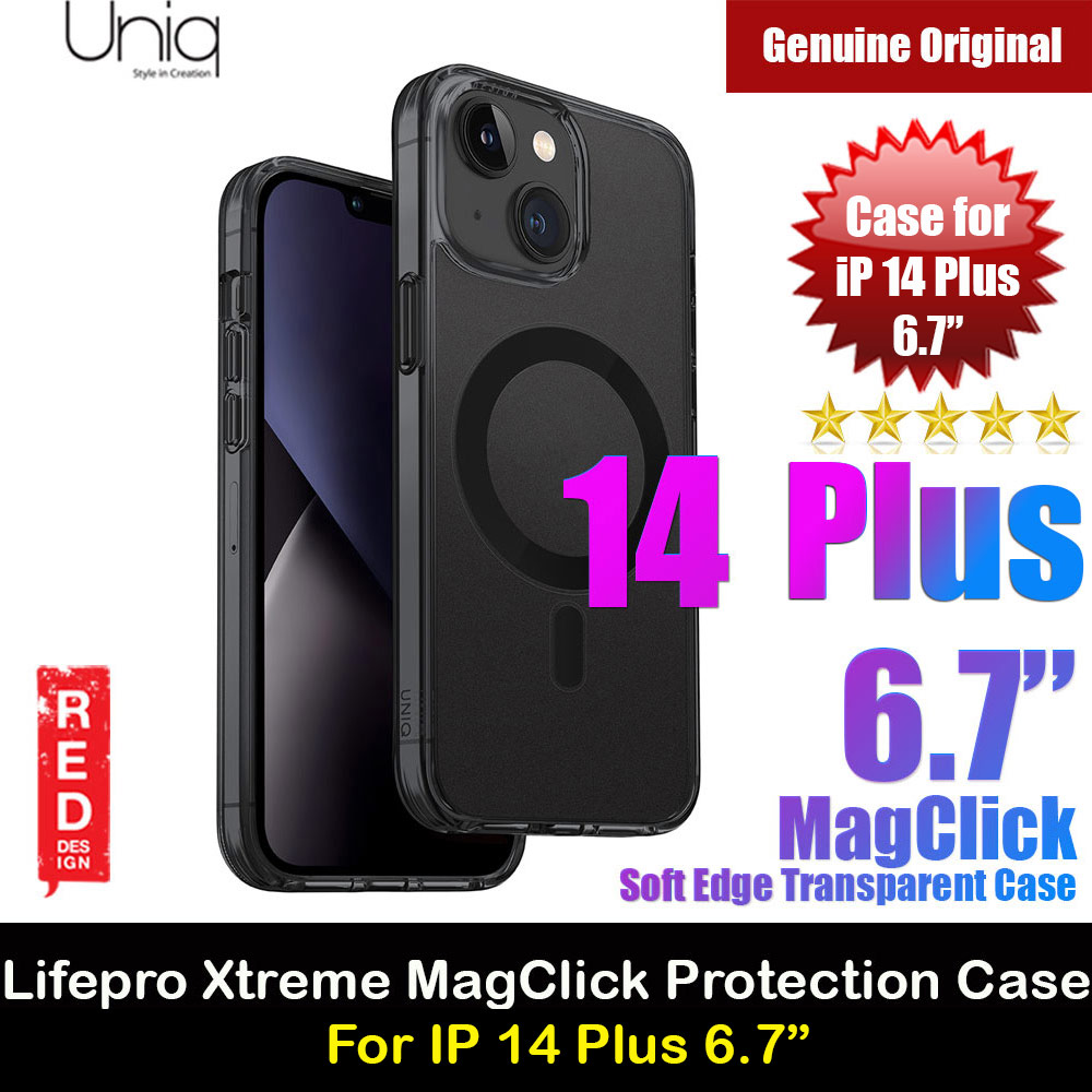 Picture of Uniq MagClick LifePro Xtreme Drop Protection Magsafe Compatible Magnetic Case for iPhone 14 Plus 6.7 (Magsafe Compatible Smoke) Apple iPhone 14 Plus 6.7- Apple iPhone 14 Plus 6.7 Cases, Apple iPhone 14 Plus 6.7 Covers, iPad Cases and a wide selection of Apple iPhone 14 Plus 6.7 Accessories in Malaysia, Sabah, Sarawak and Singapore 