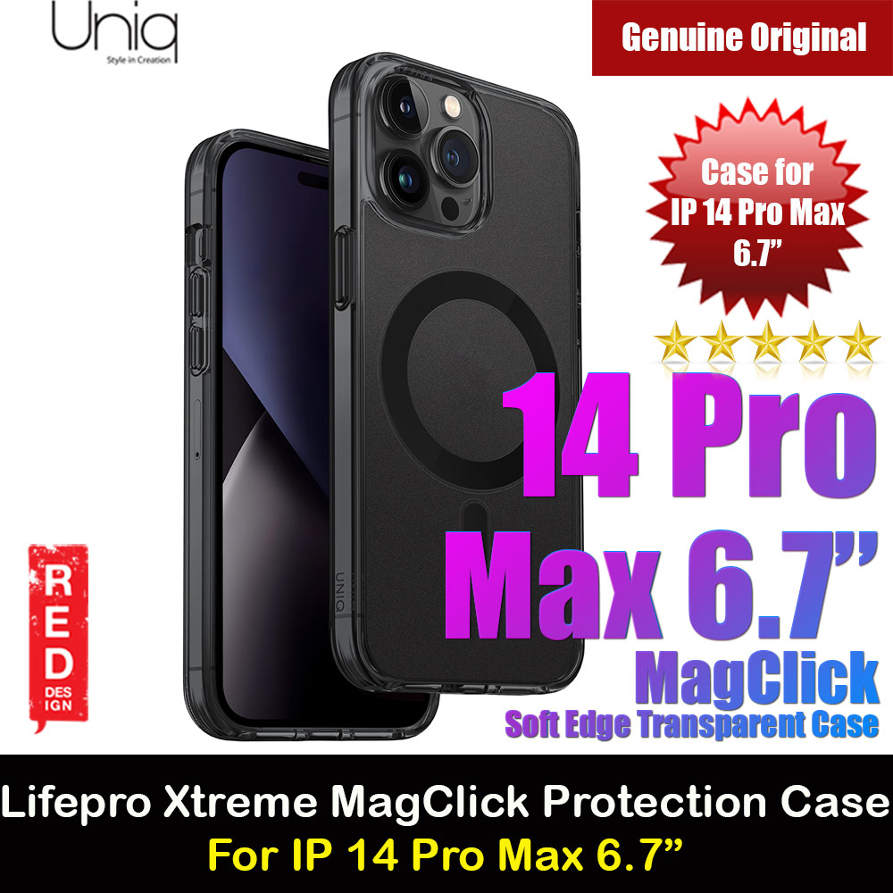 Picture of Uniq MagClick LifePro Xtreme Drop Protection Magsafe Compatible Magnetic Case for iPhone 14 Pro Max 6.7 (Magsafe Compatible Smoke) Apple iPhone 14 Pro Max 6.7- Apple iPhone 14 Pro Max 6.7 Cases, Apple iPhone 14 Pro Max 6.7 Covers, iPad Cases and a wide selection of Apple iPhone 14 Pro Max 6.7 Accessories in Malaysia, Sabah, Sarawak and Singapore 