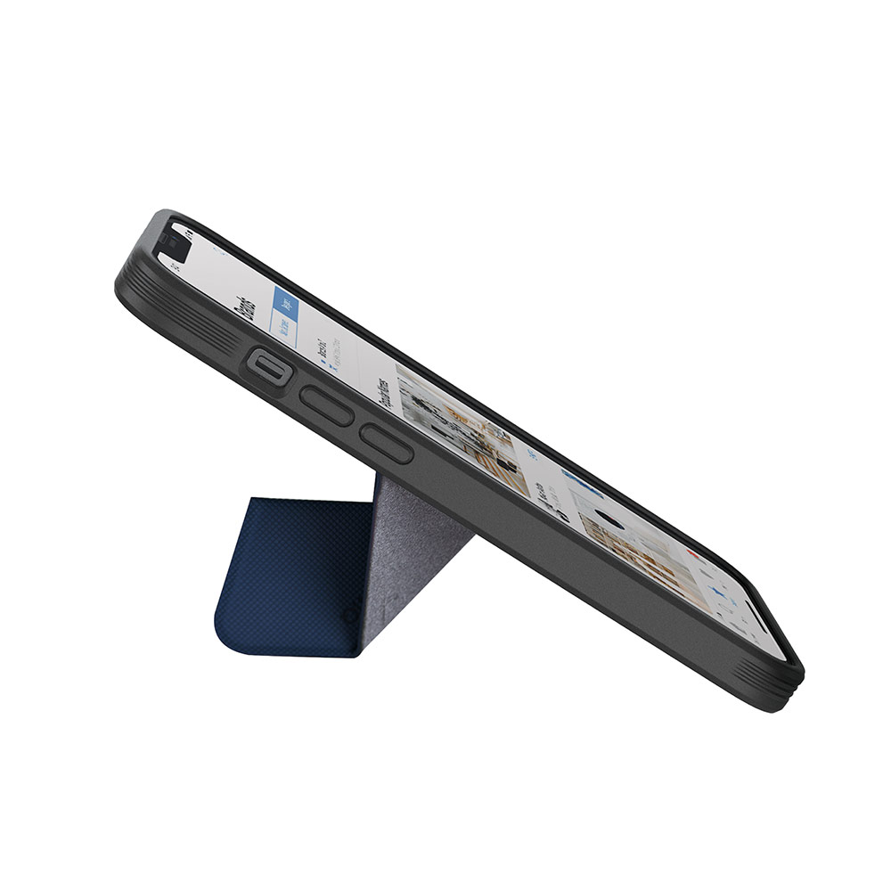 Picture of Apple iPhone 14 Pro 6.1 Case | Uniq MagClick Transforma Drop Protection Stand Case Magsafe Compatible for iPhone 14 Pro 6.1 (Electric Blue)