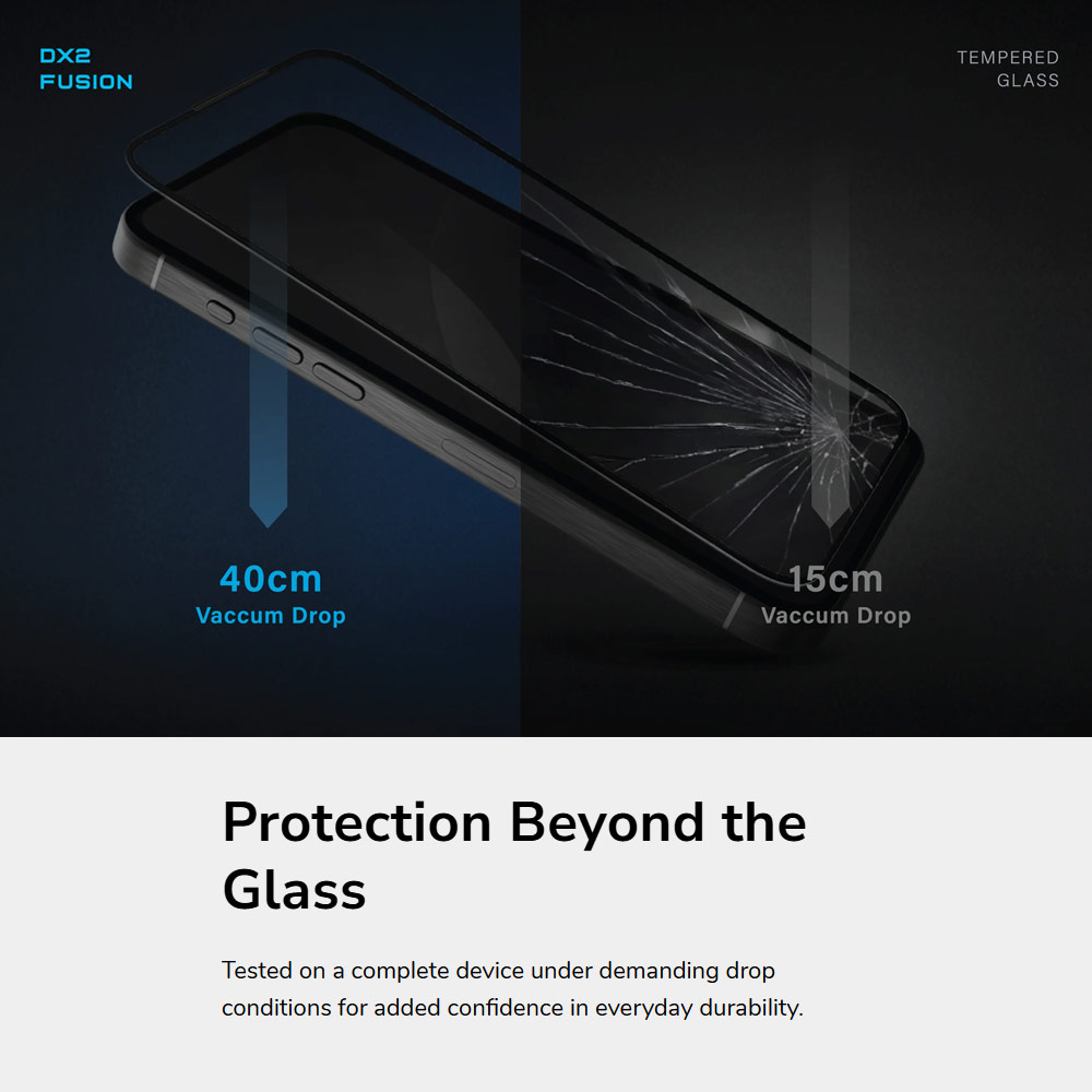 Picture of Apple iPhone 18 Pro Max Screen Protector | Uniq Optix Covex Vivid Tempered Glass Screen Protector for iPhone 18 Pro Max - Clear